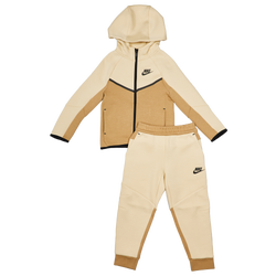 Baby Tracksuits - Nike Tech Colorblock - Lt Khaki-Parachute Beige