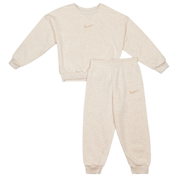 Baby Tracksuits - Nike Essential - Pale Ivory Heather-Pale Ivory Heather