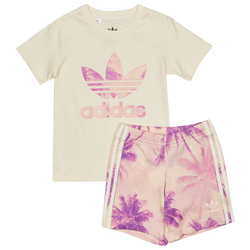 Baby Tracksuits - adidas Aop Palm - Cream White-Cream White