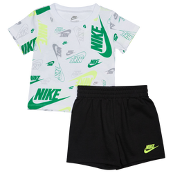 Bebés Tracksuits - Nike Futura Aop - Black-Volt-Stadium Green