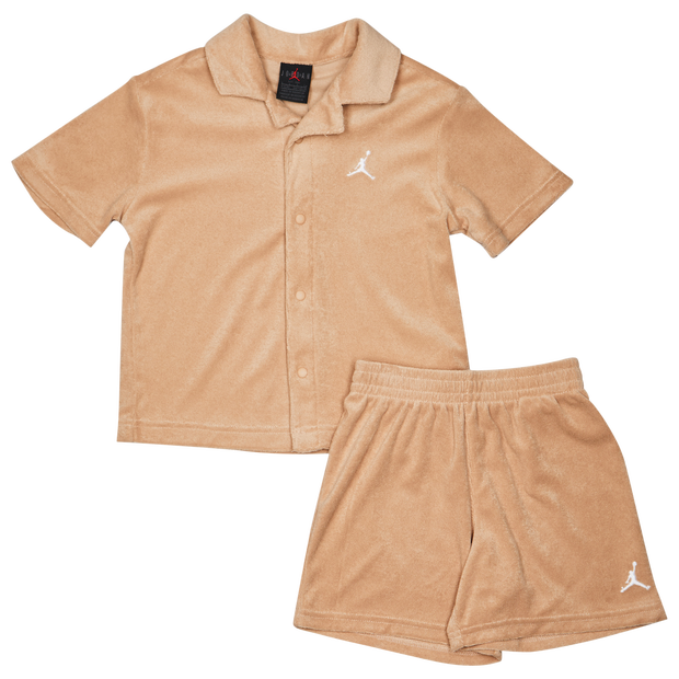 Jordan Terry Neonato - Tute Da Ginnastica Marrone - Taglia 86 - 92 Cm - French Terry Di Cotone