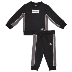 Baby Tracksuits - adidas Street - Black-Black