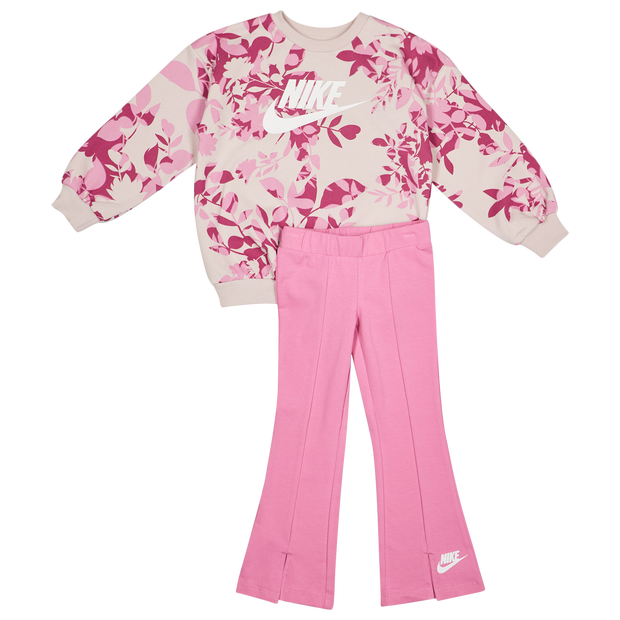 Image of Nike Floral unisex Tute da ginnastica - Rosa - Jersey di cotone - Foot Locker035