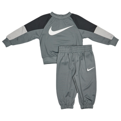 Baby Tracksuits - Nike Swoosh - Smoke Grey-Smoke Grey