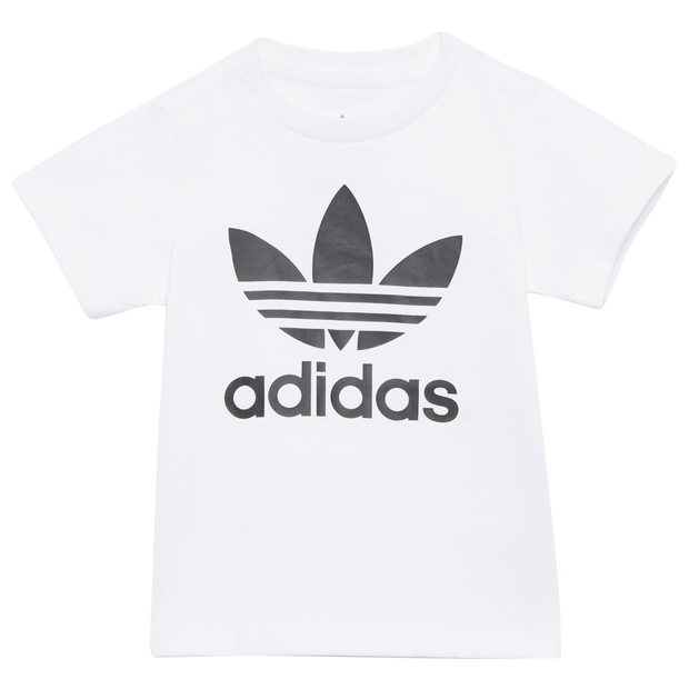 Image of Adidas Trefoil unisex Magliette - Bianco - Jersey di cotone - Foot Locker035