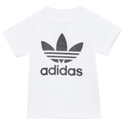 Baby T-Shirts - adidas Trefoil - White-White