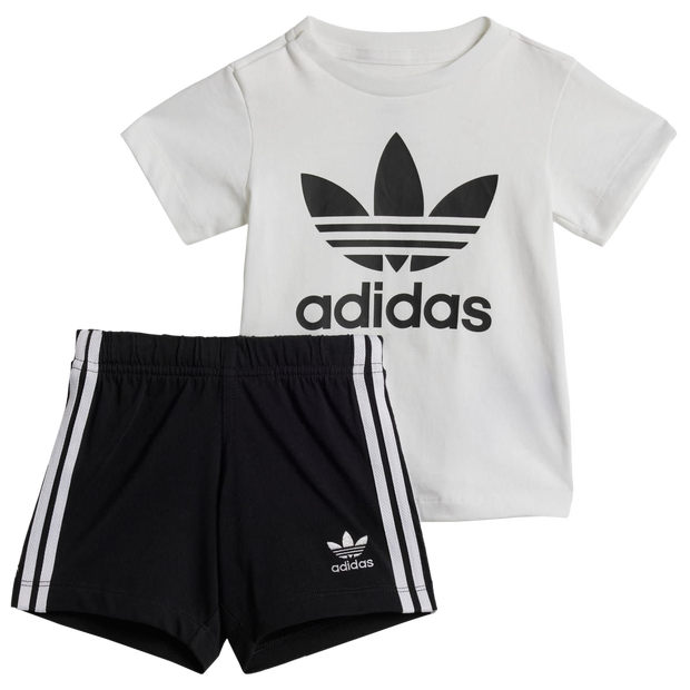 Image of Adidas Trefoil unisex Tute da ginnastica - Nero - Jersey di cotone - Foot Locker035