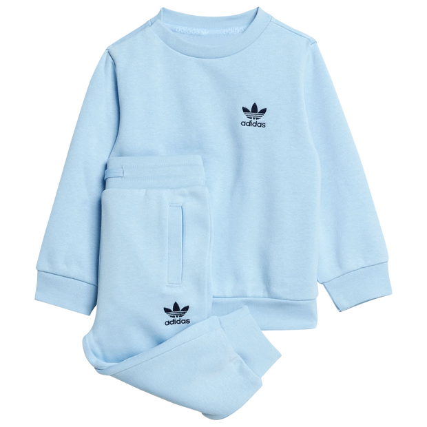 Adidas Trefoil Unisex Trainingsanzüge - Blau - Größe: 93 - 98 CM - Baumwoll-Jersey - Foot Locker