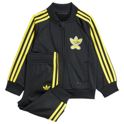 Baby Tracksuits - adidas Originals X Smiley World Superstar - Black-Black