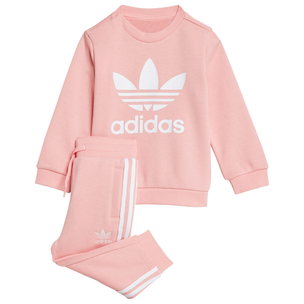 Image of Adidas Crew unisex Tute da ginnastica - Rosa - Jersey di cotone - Foot Locker035