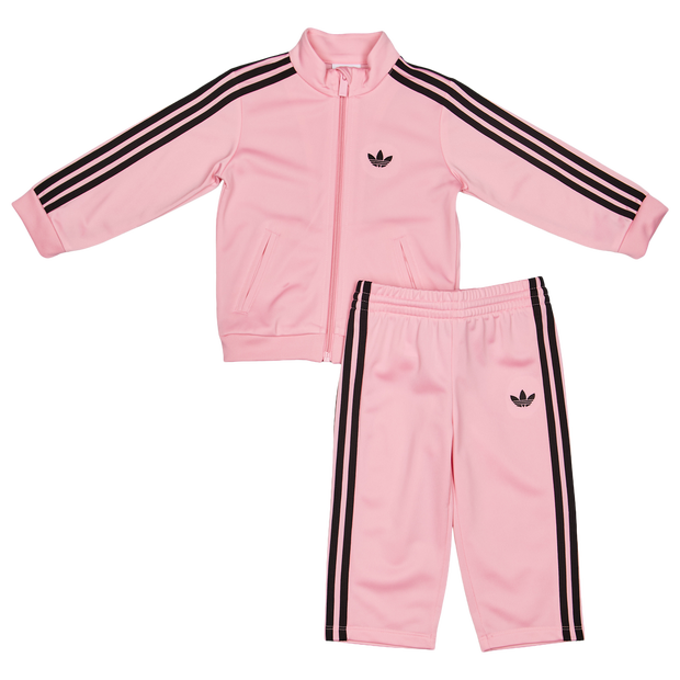 Adidas Firebird Neonato - Tute da ginnastica Rosa - Taglia 63 - 68 CM - Poly Tricot