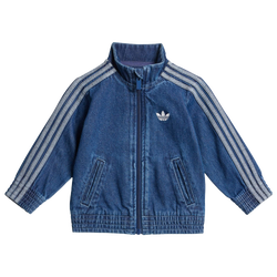 Baby Track Tops - adidas Firebird Denim - Medium Vintage Denim-White