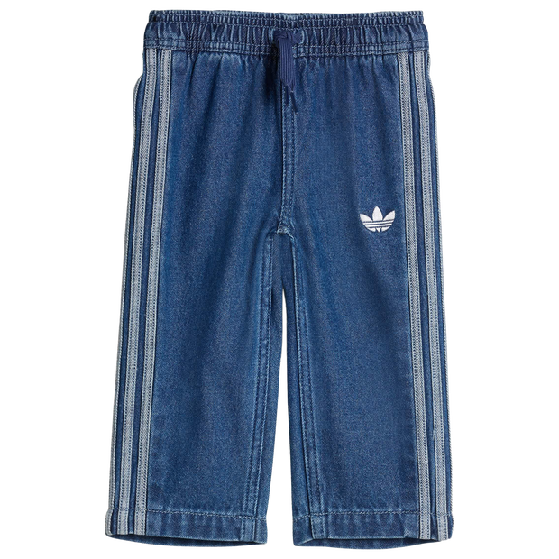 Adidas Firebird Neonato - Pantaloni Blu - Taglia 69 - 74 CM - Twill di Cotone
