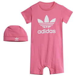Neonati e piccoli Tute - adidas Set Jumpsuit And Beanie - Pink Fusion-Pink Fusion