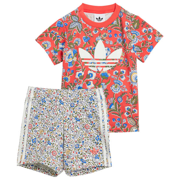 Image of Adidas Originals X Liberty London unisex Tute da ginnastica - Rosso - Jersey di cotone - Foot Locker035
