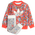 adidas Originals X Liberty London Crew Set Kids - Baby Tracksuits Semi Lucid Red-Multicolor