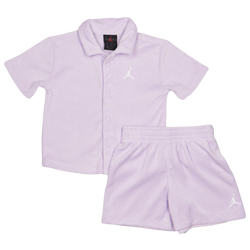 Baby Tracksuits - Jordan Terry Cloth Camp - Violet Mist-White