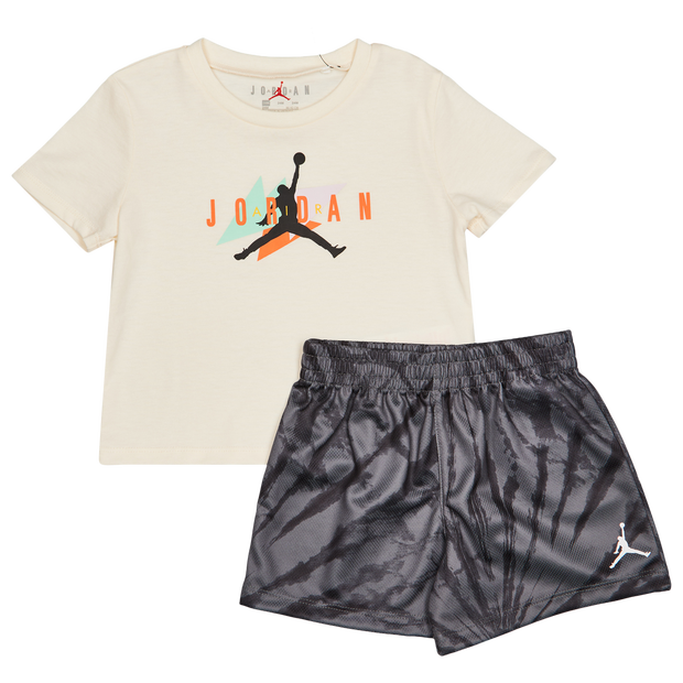 Jordan Festival Tie Dye Baby Trainingsanzüge - Weiß - Größe 80 - 86 CM - Baumwoll-Jersey