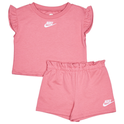 Baby Tracksuits - Nike Ruffle - Peony-White
