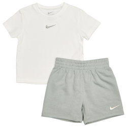 Baby Tracksuits - Nike Essentials Jersey - Pale Ivory-Mica Green