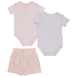 Baby Tracksuits - Nike Essentials Stripe Swooshfetti - White-Pink Foam