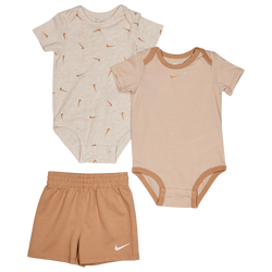 Baby Tracksuits - Nike Essentials Stripe Swooshfetti - White-Hemp