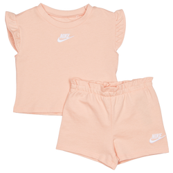 Baby Tracksuits - Nike Ruffle - Arctic Orange-White