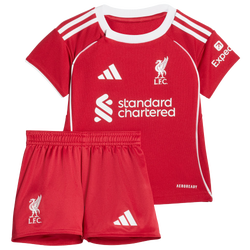 Bebes Jerseys/Replicas - adidas Liverpool Fc 25/26 Home Kit - Strawberry Red-Strawberry Red