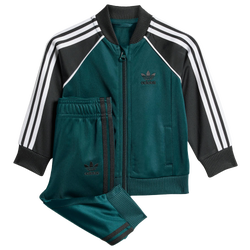 Bebes Tracksuits - adidas Adicolor Sst Track Suit - Aurora Ivy-Black