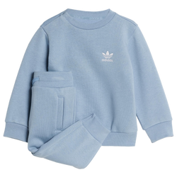 Bebes Tracksuits - adidas Crew Set - Tactile Blue-Tactile Blue