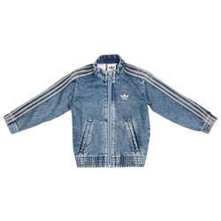 Baby Track Tops - adidas Firebird Denim - Worn Blue Denim-Worn Blue Denim
