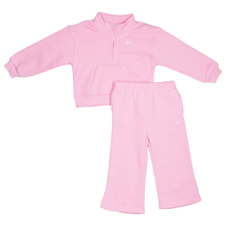 Baby Tracksuits - Nike 1/4 Zip - Pink Rise-Pink Rise