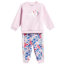 Baby Tracksuits - adidas Originals X Liberty London Crew Set - Clear Pink-Clear Pink