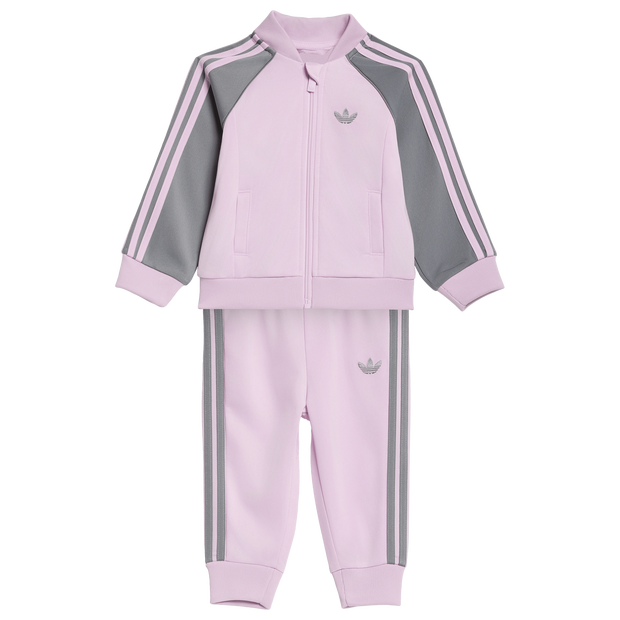 Adidas Sst Tracksuit Unisex Tracksuits - Pink - Size 2 - 3 Years - Poly Mesh