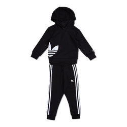 Pre School Tracksuits - adidas Trefoil - Black-White-Black