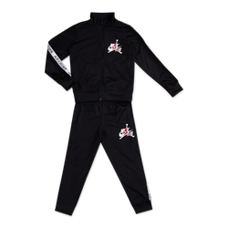 Pre School Tracksuits - Jordan Set - Black-Black-Black