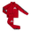 Jordan Set - Pre School Tracksuits Red-Red-Red