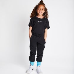 Pre School Pants - Nike Tech Fleece - Black-Black-White