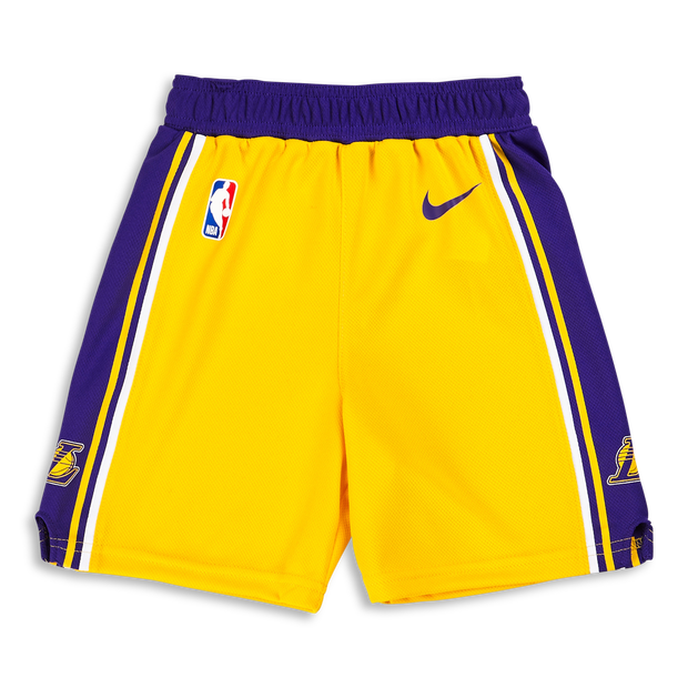 Nike Nba Icon Replica Los Angeles Lakers - Pre School Shorts