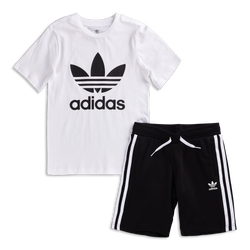 Pre School Tracksuits - adidas Set - Black-White