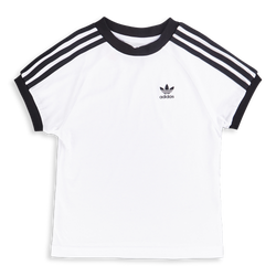 Pre School T-Shirts - adidas Adicolor Shortsleeve - White-Black