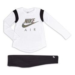 Pre School Tracksuits - Nike Girls Air Legging - Black-Black