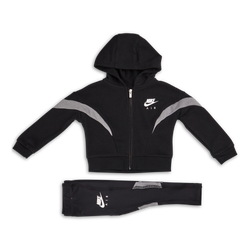 Pre School Tracksuits - Nike Girls Air - Black-Black