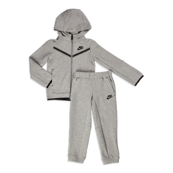 Pre School Tracksuits - Nike Tech Fleece - Dk Grey Heather-Dk Grey Heather