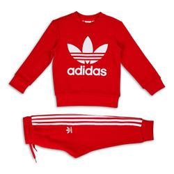 Pre School Tracksuits - adidas Adicolor - Red-White