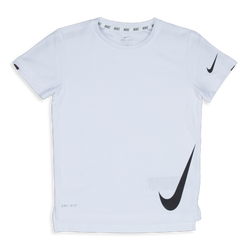Pre School T-Shirts - Nike Instacool - White-White