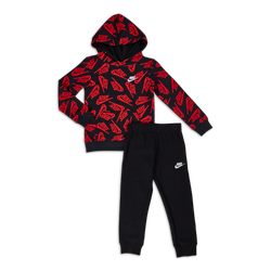 Scuola materna Tracksuits - Nike Futura Aop - Black-Red