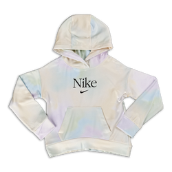 Pre School Hoodies - Nike Girls Sportswear Tie Dye Over The Head - Lemon Twist-Lemon Twist