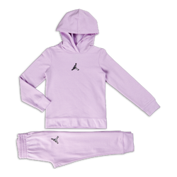 Pre School Tracksuits - Jordan Girls Essentials  Hooded - Plum Fog-Plum Fog