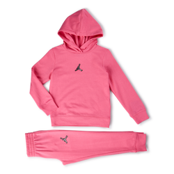 Pre School Tracksuits - Jordan Girls Essentials  Hooded - Pinksicle-Pinksicle